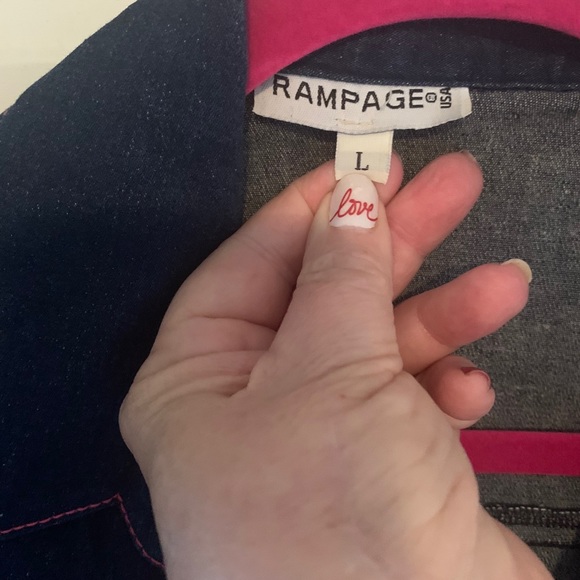 Cute stretch denim retro stretch denim jacket - Picture 2 of 3